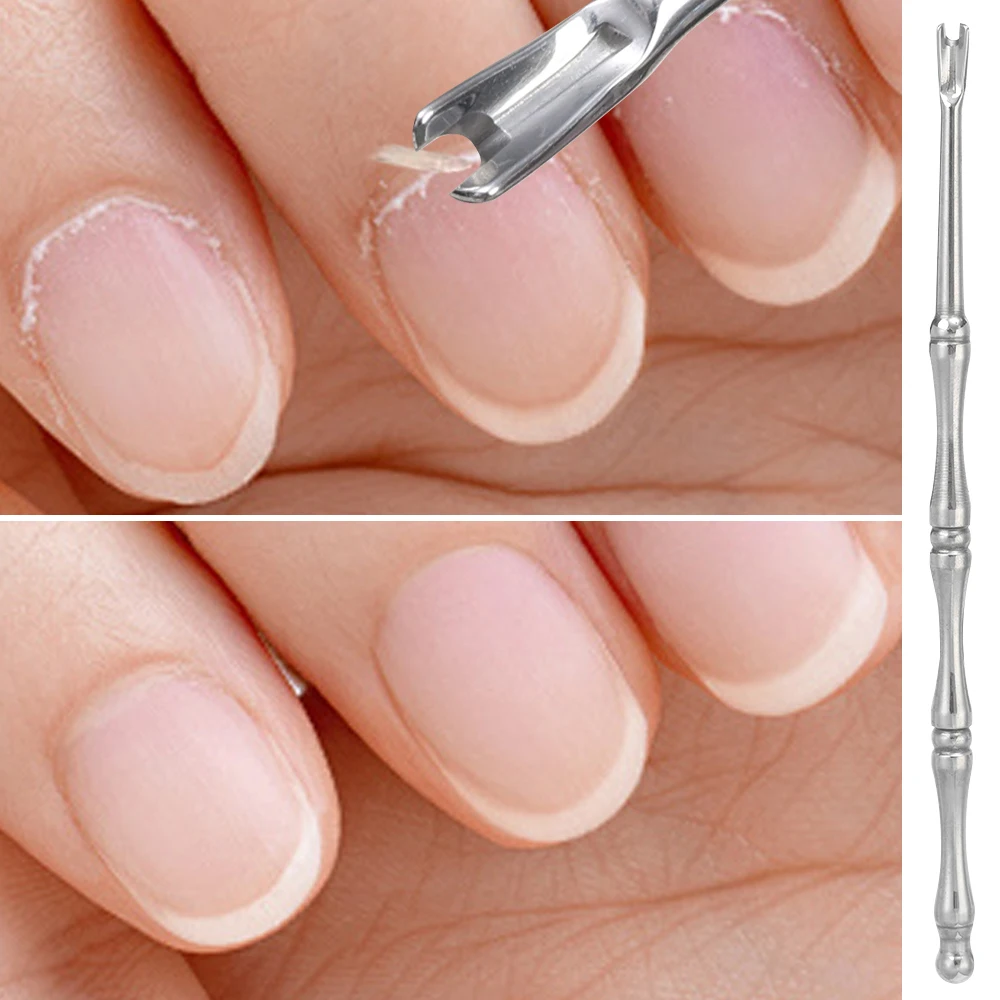 Description Picture 5 of itemProfessional Cuticle Remover Stainless Steel Dead Skin Pusher Nail Art Manicure Tools Nail Cleaner Trimmer Pushers