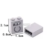 Marumine 10PCS Halloween Printed Tombstone Blocks 1x2x2 Graveyard Bricks 3245 Compatible DIY Classic MOC Building Accessories 2