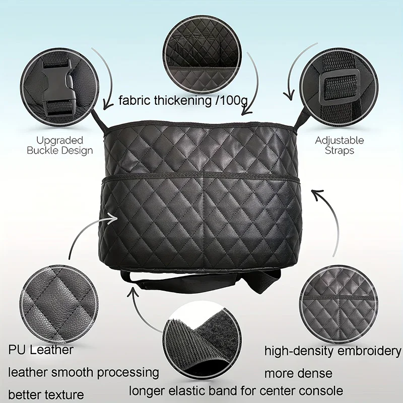 Car Leather Seat Back Organizer 5