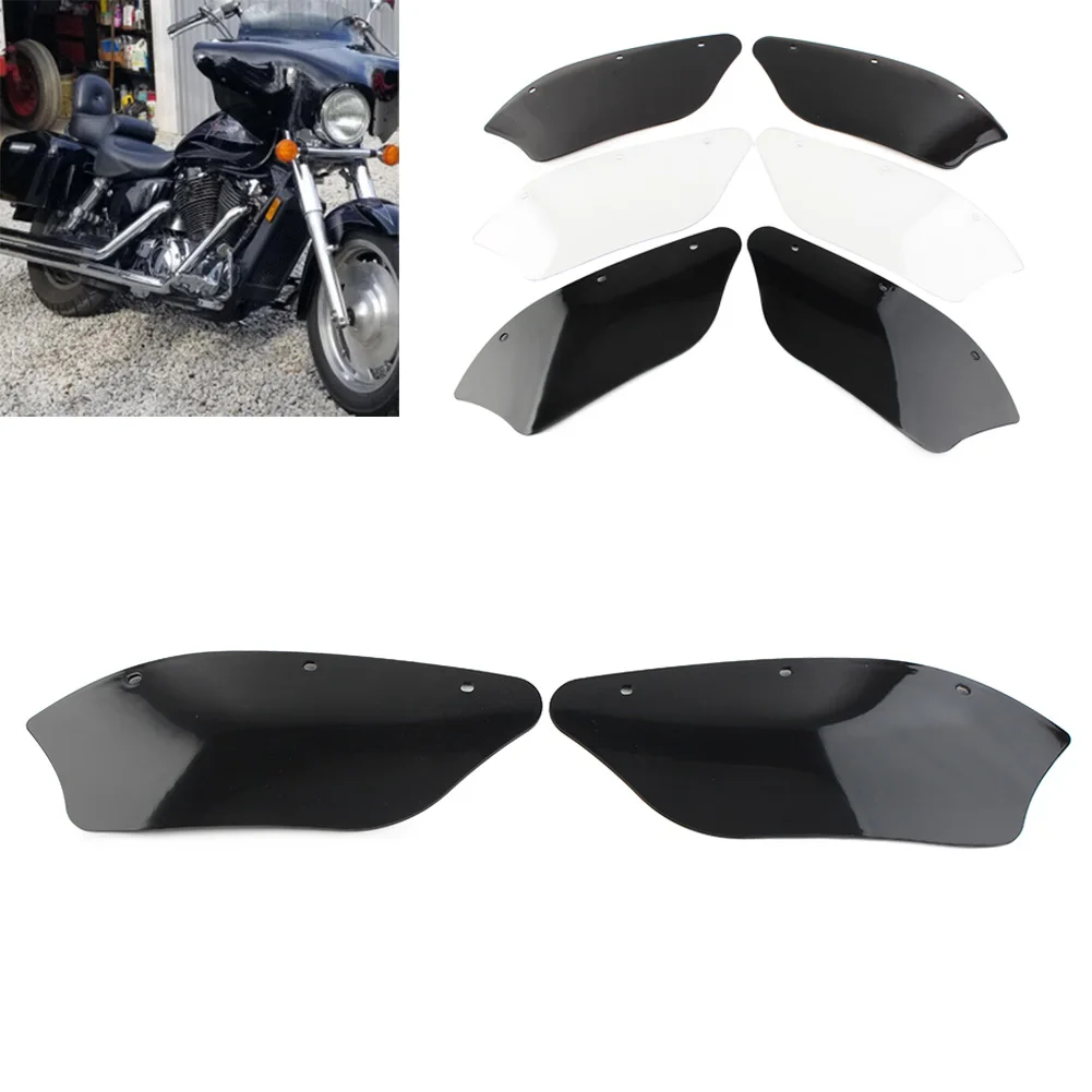 

2x Motorcycle Batwing Fairing Wind Deflectors For Honda Shadow Sabre 1100 2000-07 For Harley Dyna Heritage Softail Road King