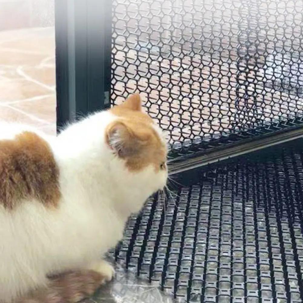 Garden Cat Scat Mats Anti Dogs Repellent Mat Prickle Strips Net Spike Keep Cat Dog Away Digging Climbing Fence Pets Supply for cat scat mat