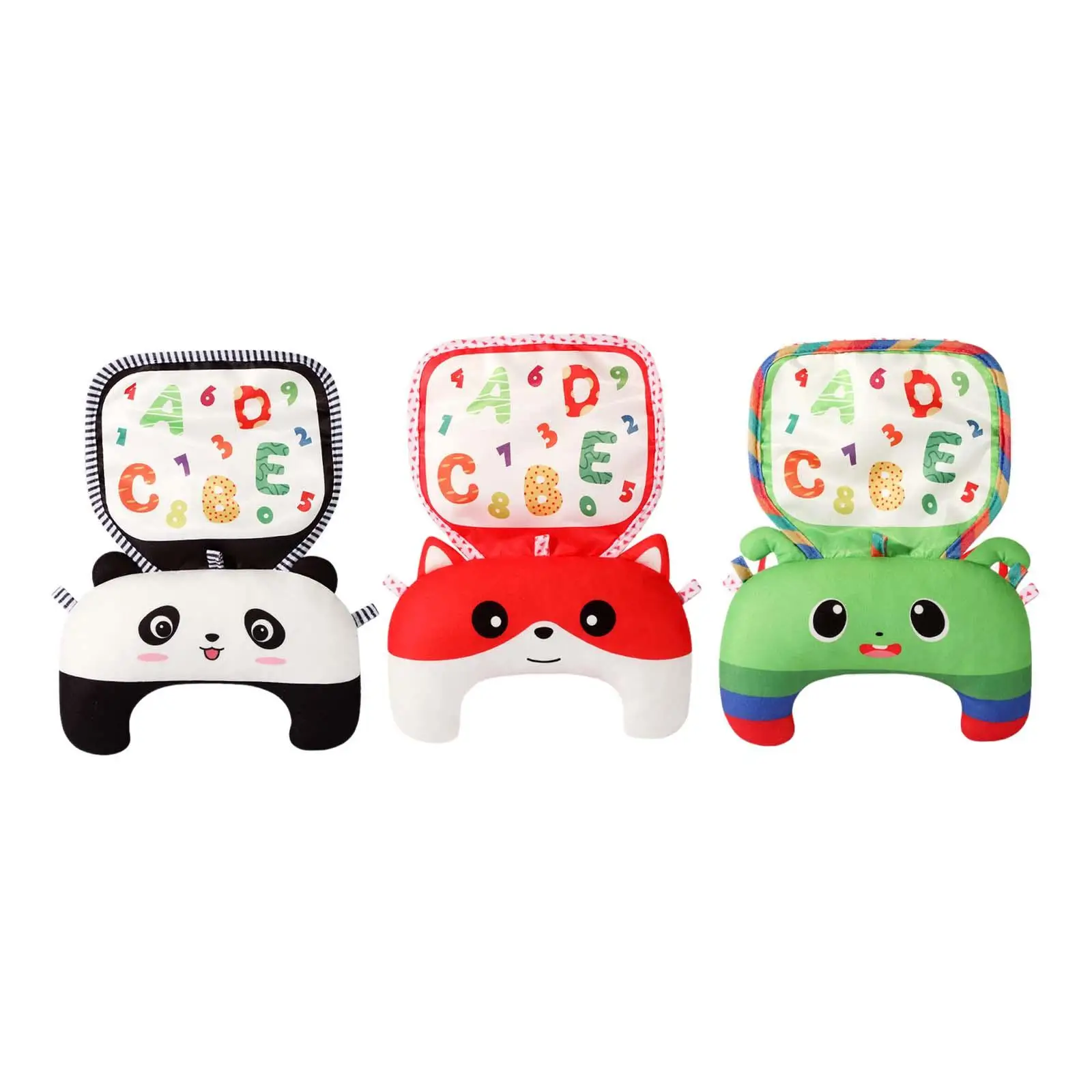 Tummy Time Pillow Soft Washable Education Toy Multifunction Baby Pillow Lying for Living Room Home Room Travel Bedroom