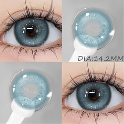 Vibrant Fashion Color Contact Lenses - Purple, Red, and Pink (POLARIS - BLUE)