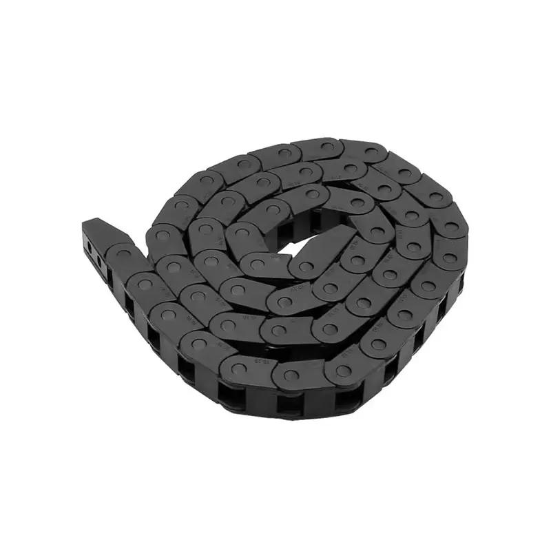 Cable Drag Chain Wire Carrier 10x10mm 10x15mm 10x20mm L1000mm End Connectors For CNC Router Machine Tools