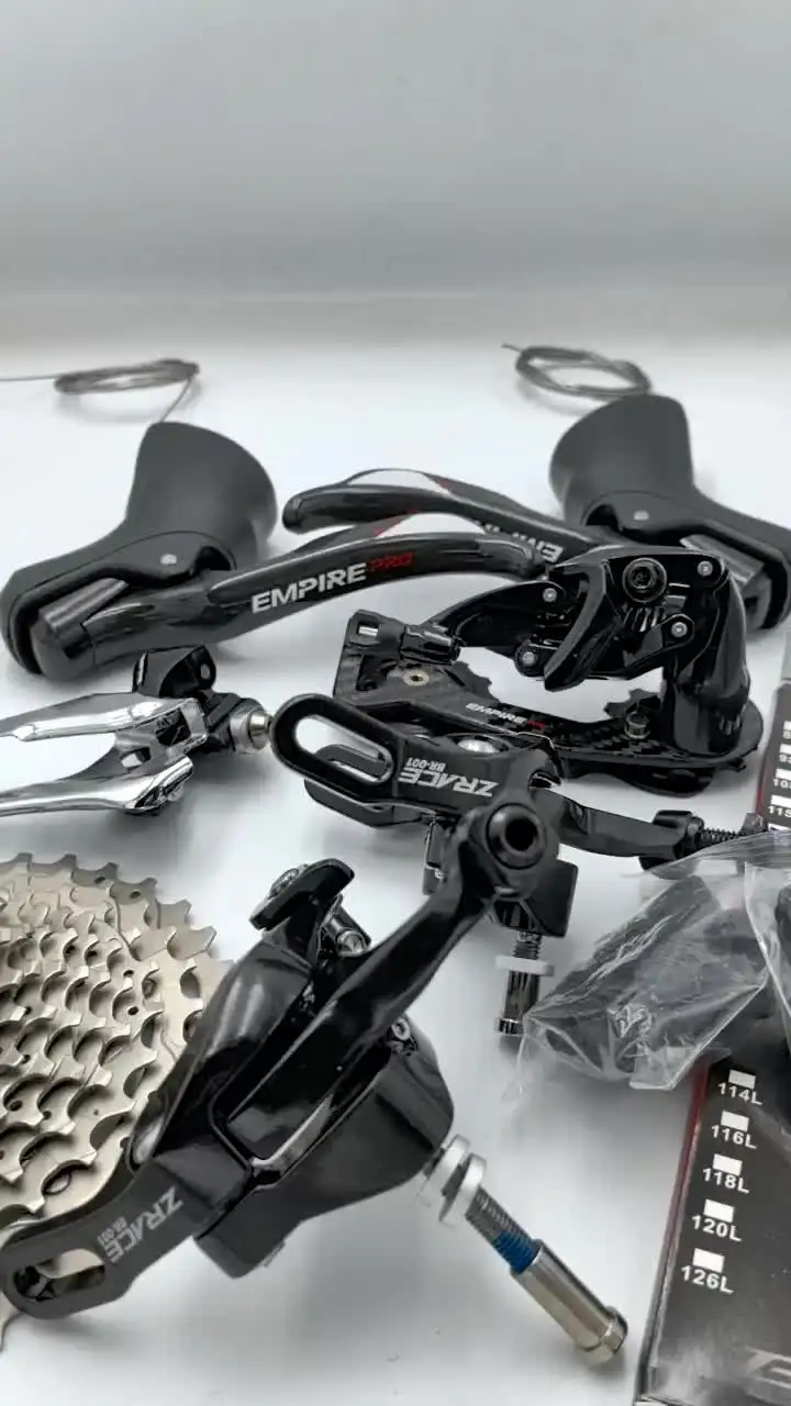 SENSAH EMPIRE PRO 4 6 8 комплектов Углеродное волокно 2x12Speed 24s Road Groupset R/L переключатель + R/F