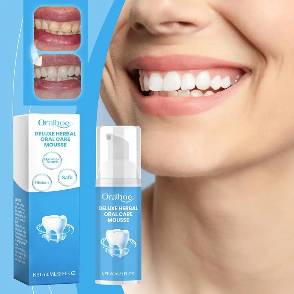 

60ml Whitening Toothpaste Teeth Cleaner Remove Stains Care Breath Oral Teeth Toothpaste Hygiene Whitening Fresh U3L0