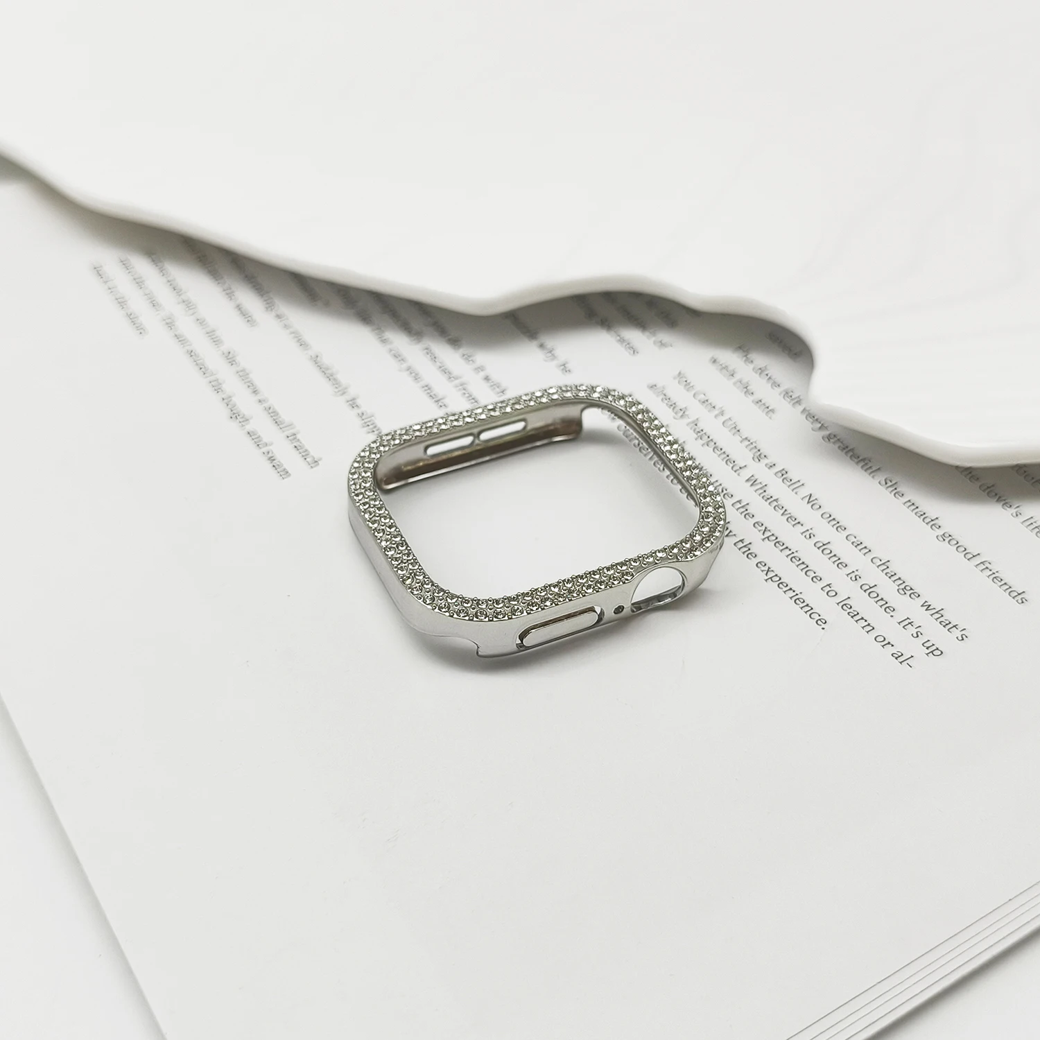 Luxuriöses Dual-Diamant-Gehäuse für Apple Watch S10 S1146 mm. Ultra 49 mm 45/44 42 41/40 38 mm PC-Hohlgehäuse für iWatch-Serie 987654 – Detail 18