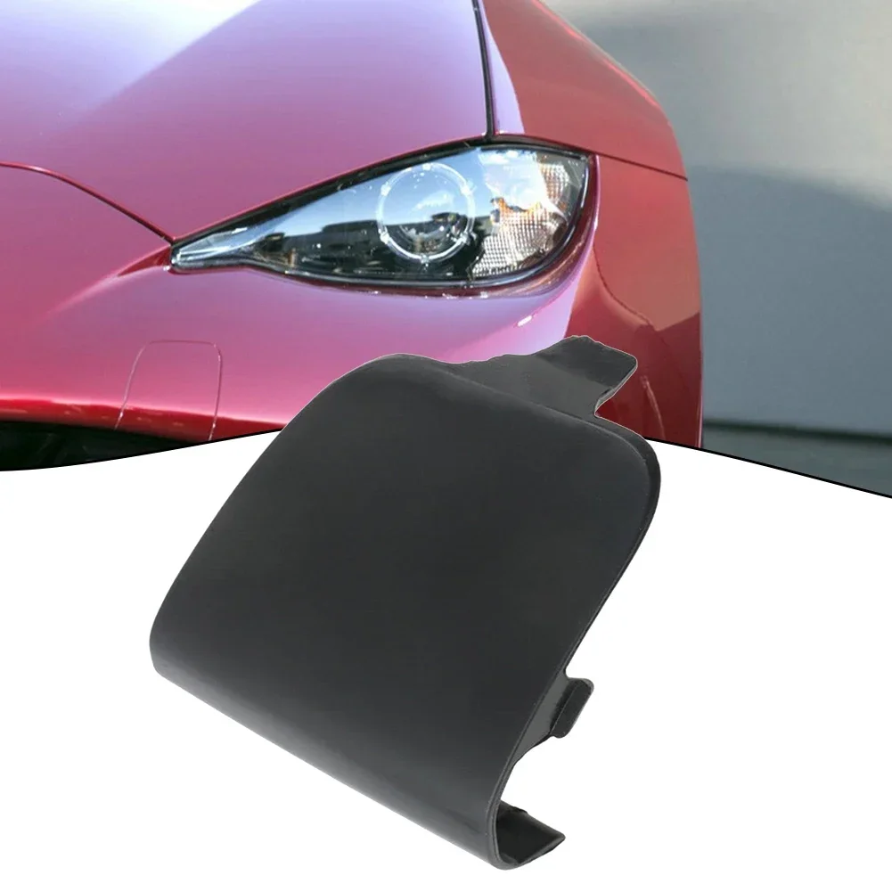 Car Tow Hook Cover 1pc Front Bumper Towing Hook Eye Cover for Mazda MX-5 Miata 2016-Replacement