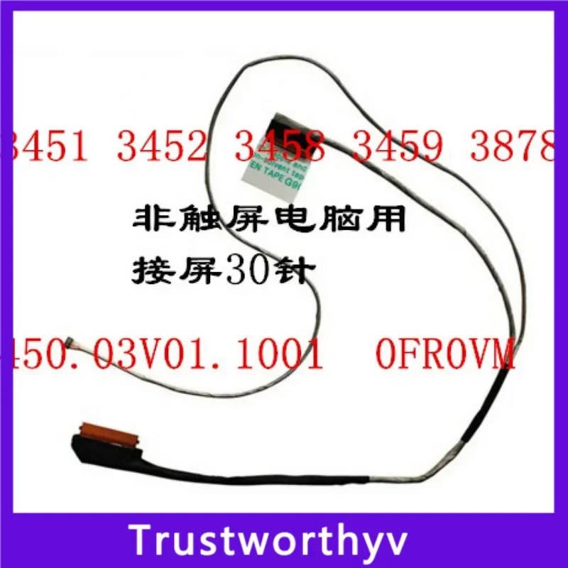 

Новый ЖК-кабель для Dell Inspiron 14 3451 3452 3458 3459 3878 0fr0vm 40. 03v01.1001 LVDS видеопроектор Flex