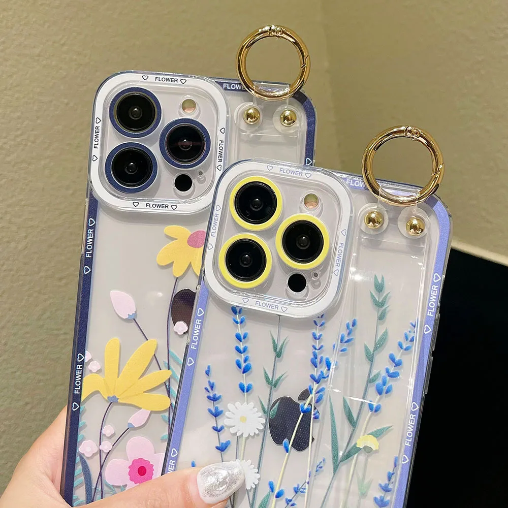 Custodia Per Huawei P30 Lite Con Cordino – Cover TPU + PC Trasparente, Cinturino Regolabile Grigio Chiaro