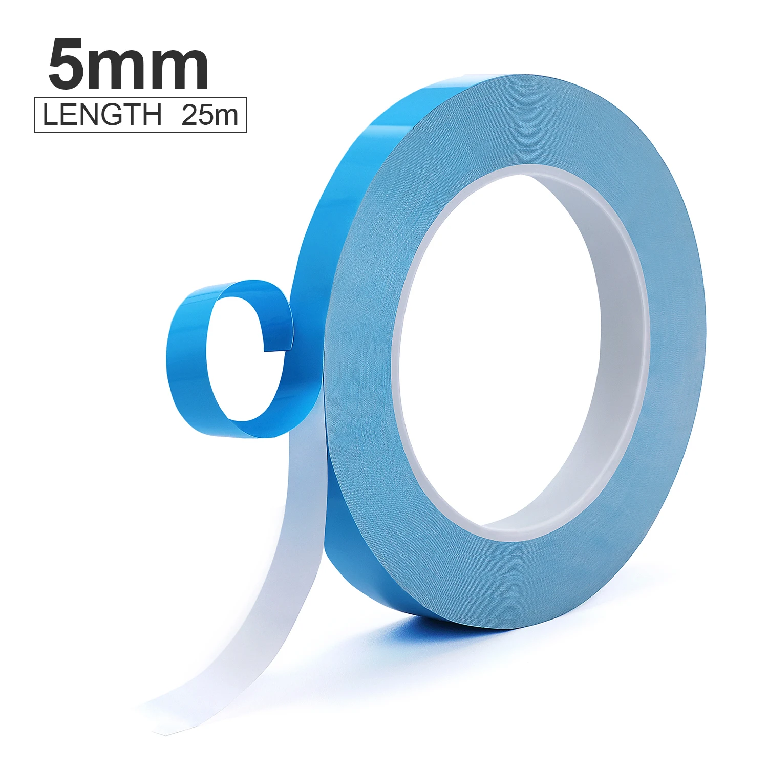 CTRICALVER Ruban Adhésif Thermique, Ruban Adhésif Thermique Double Face 1pc 25m Pour éclairage LED IC Et Téléviseurs LED Avec Une Excellente Isolation, Une Conductivité Thermique élevée
