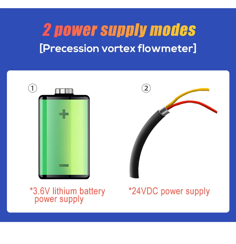 High Quality 2 Inch DN50 Smart Digital Vortex Precession Flow Meter Gas Air Natu