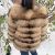 New Women's Raccoon Fur Coat 100% Real raccoon Fur Jacket Ladies Winter warm Luxury fluffy fur coat free shipping #5