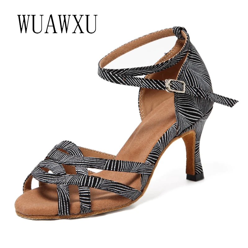 NATASHA2023 New Latin Dance Shoes for Women's Summer Sandals for Adult Dance Shoes Women's Indoor Soft Sole Professional Dance S