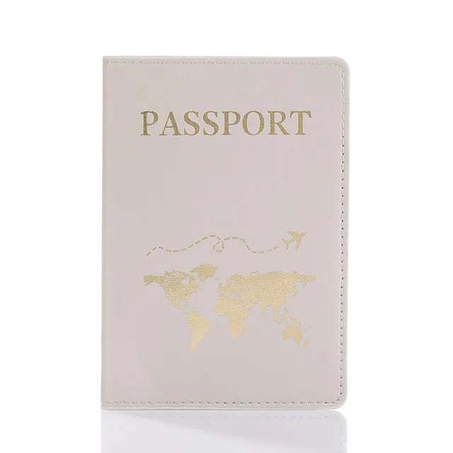 Elegant World Map Passport Holder – Stylish Travel Accessory & Ideal Wedding Gift