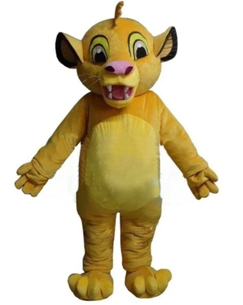 

New Lion King Simba Mascot Costume Fancy Costume Anime Cosplay Kits for Halloween party event