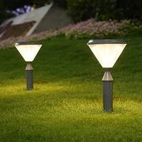Modern Design Outdoor Waterproof Solar Lights Villa Hotel Landscape Park Courtyard Lawn Lights Aluminum Street LED Lamps 1