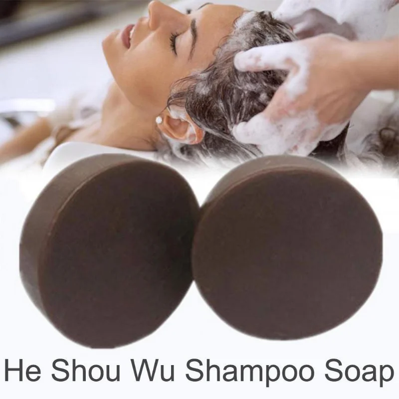 

Polygonum Essence Hair Darkening Shampoo Bar Soap Natural Organic Mild Formula Hair Shampoo Gray Hair Reverse Hair Cleansing