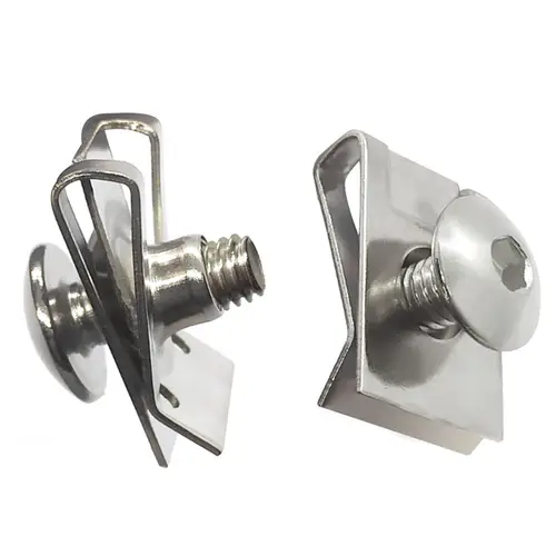 10 sets 304 Stainless Steel U Type Clips Thread M6 M5 M4 5mm 6mm 4mm Reed Nuts and Bolts Screws for Car Motorcycle Scooter ATV - Image 2