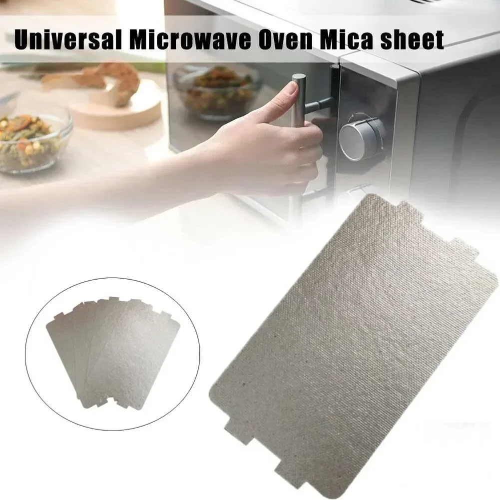 5pcs 11.6 X 6.5cm Universally Microwave Oven Mica Sheet Kitchen Accessories Wave Guide Waveguide Cover Sheet Plates