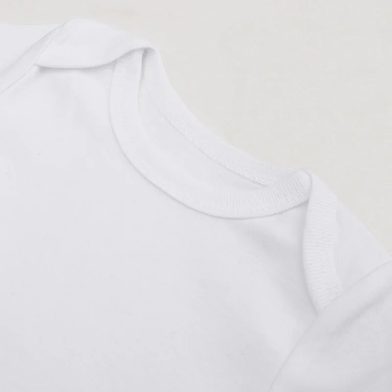 3/8PCS/LOT Long Sleeved Baby Bodysuits 100% Cotton Solid White Newborn Baby Boy Girl Rompers Infant Jumpsuit Ropa 0-12Month 4