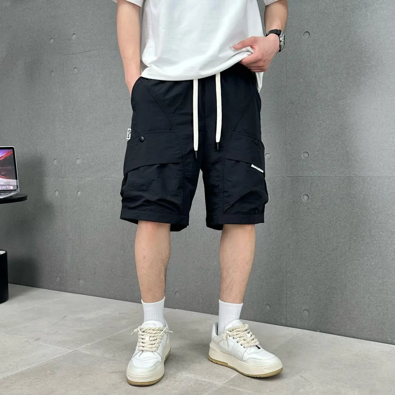 Men's New Summer Large Pocket Quick-drying Breathable Casual Loose Sports Pants