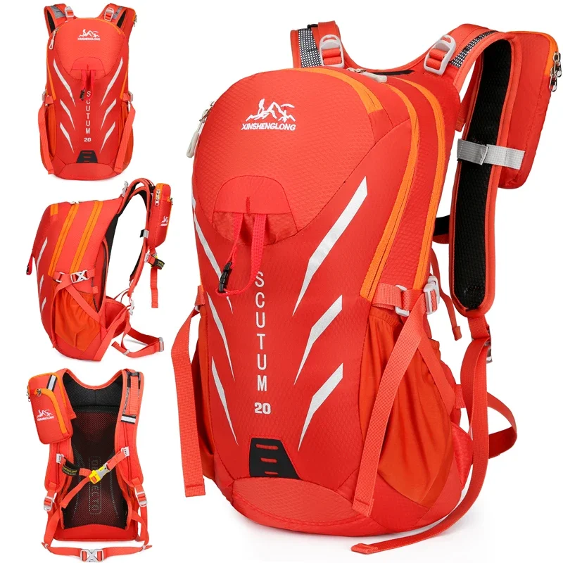 

Outdoor Mountaineering Backpack, Lightweight Waterproof Men's and Women's Cycling Backpack, Shoulder 20L Suspension Bracket