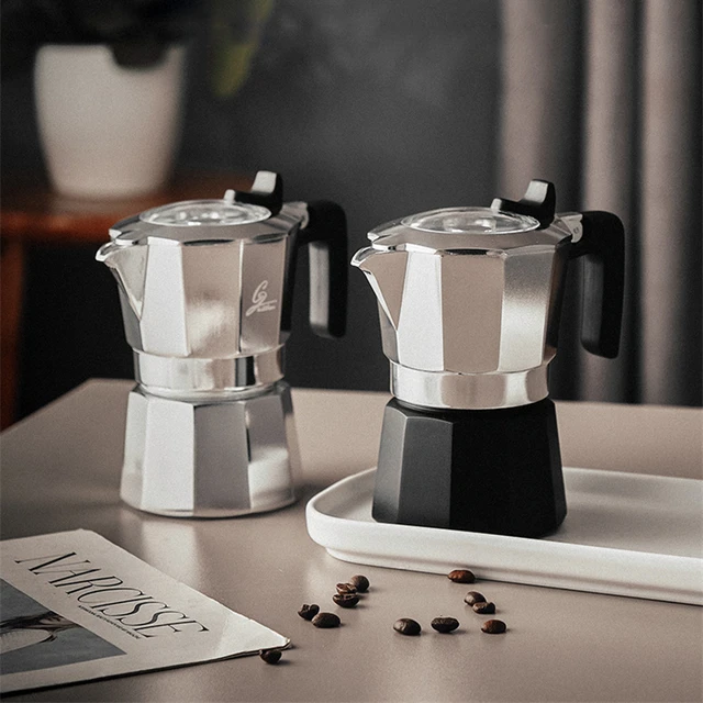 BIALETTI Brikka Moka Pot Coffee Maker, Original Bailetti Espresso Maker 2-4  Cup Kitchen Drip Stove Gas Best Delicious - AliExpress