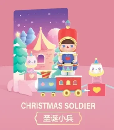 Popmart Pucky Christmas Music Parade Blind Box Cute Action Anime