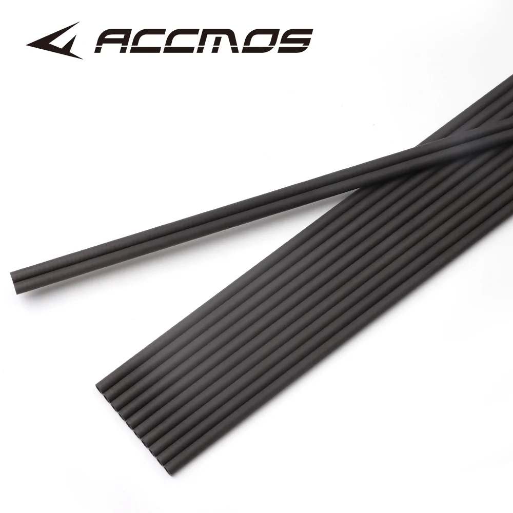 6/12/18pcs +-0.001 Archery DIY arrow shaft id4.2mm Spine 350 400 500 600 700 800 900 1000 32inch arrow tube of pure carbon. carbon arrow shafts