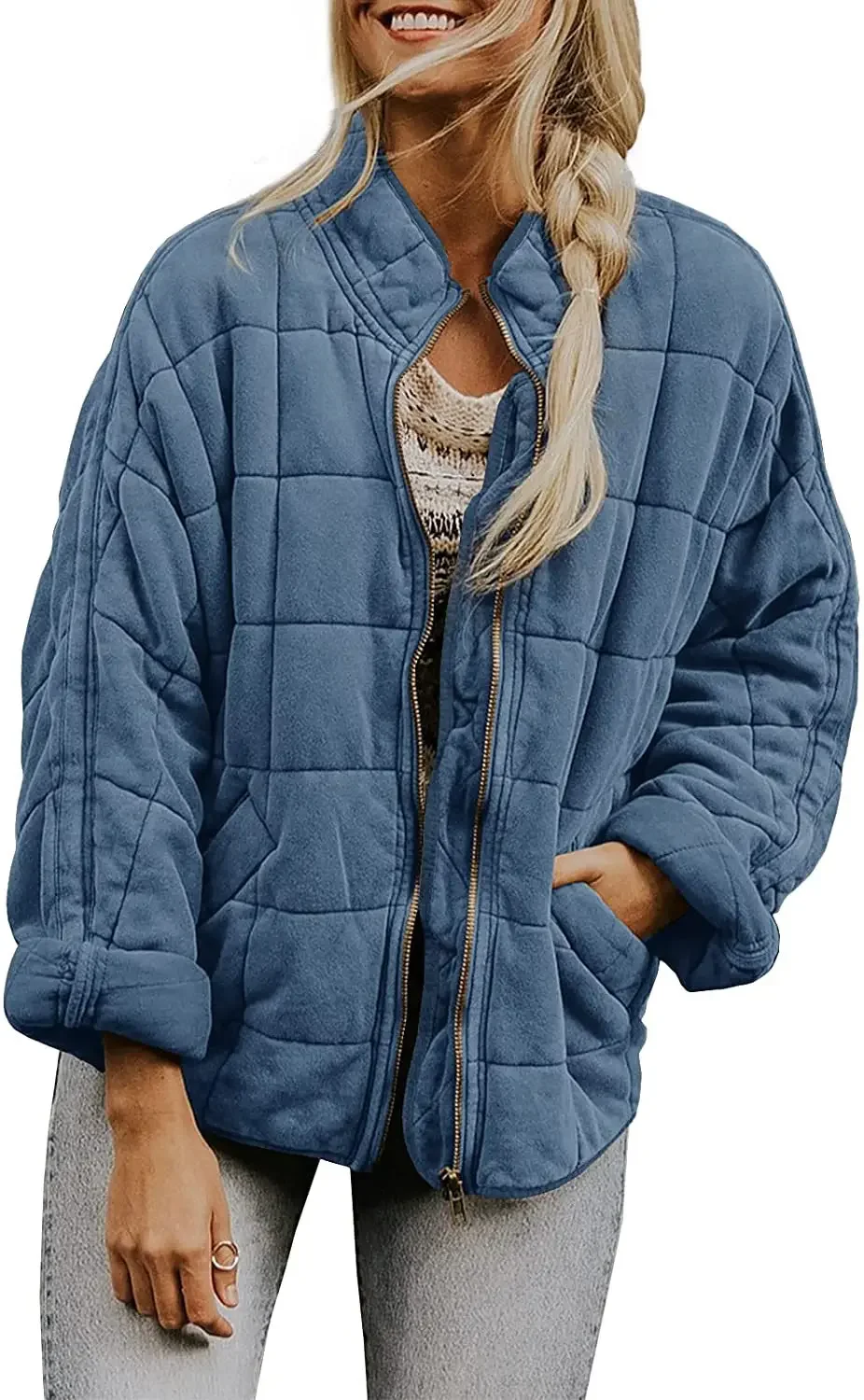 Spring Knitted Women Jacket Black Stand Keep Warm Thick Loose Coats Female Spring Casual Elegant Trendy Ladies Clothes