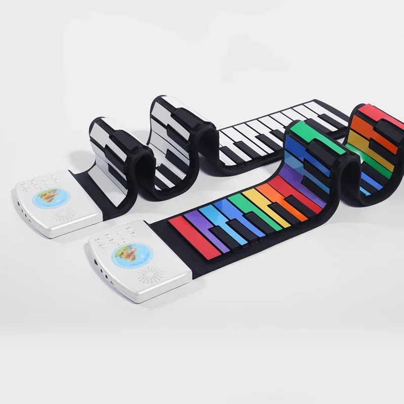 Music Roll Piano Otamatone Easycontrol Organo Elettronico Pieghevole Pianoforte Per Bambini Pianoforte Flessibile Melodico Infantil Strumenti Musicali