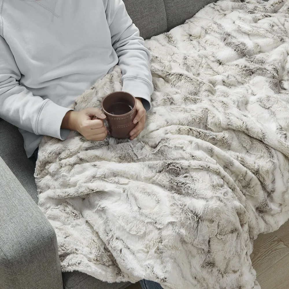 Oversized Faux Fur Throw 6