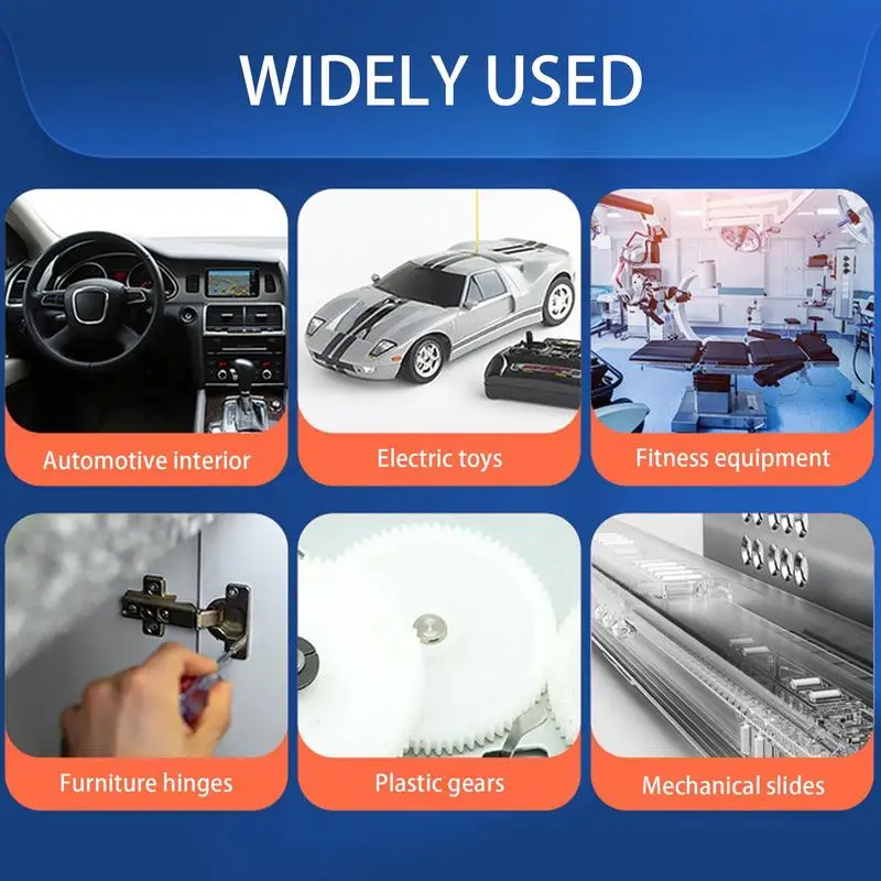 100g Synthetic Car Door Grease Anti Seize Multi Purpose Grease Wheel Bearing Sunroof Track Lubricating for Hinges Slides