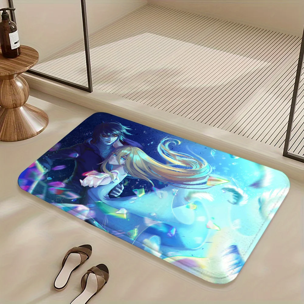 1pc Angels of Death Anime Floor Mat Room Mats Anti-slip Absorb Water Long Strip Cushion Bedroon Mat Household Carpets 6
