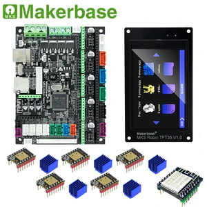 Makerbase плата управления для 3D-принтера MKS Robin Nano V1.2 32-битная материнская плата MKS Robin TFT35 экран TMC2209 поддержка драйвера Marlin2.0