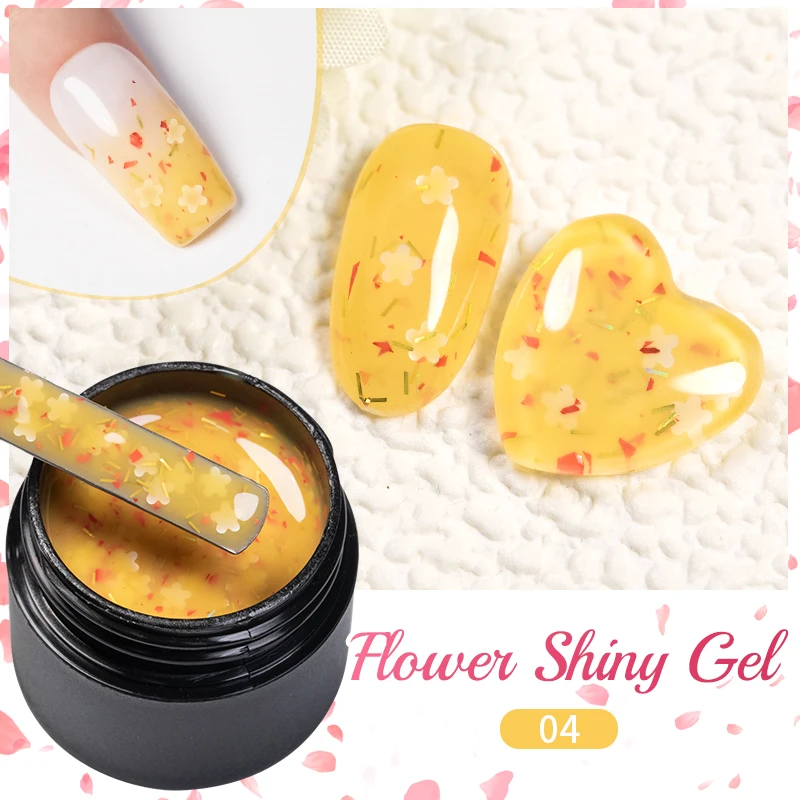 Flower shiny gel 04