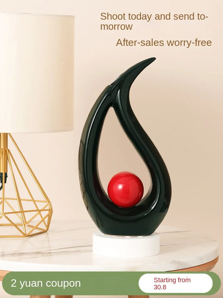 

Creative Decorative Ornaments Ceramic Decorations Modern Home Simple Decoration Wine Cabinet Living Room TV Cabinet Crafts