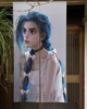 Japan Anime Characters Door Curtain Cute Painting Kitchen Room Doorway Partition Curtains Drape Entrance Hanging Half-Curtain 2