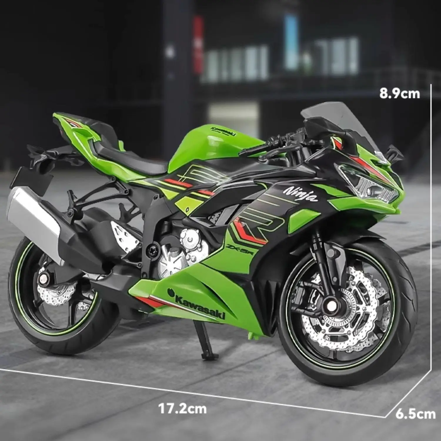 1/12 Kawasaki Ninja ZX-6R Motorcycle Toy 1:12 RMZ City Diecast Model Super Sport Miniature Collection Gift For Boy Children Kid 2