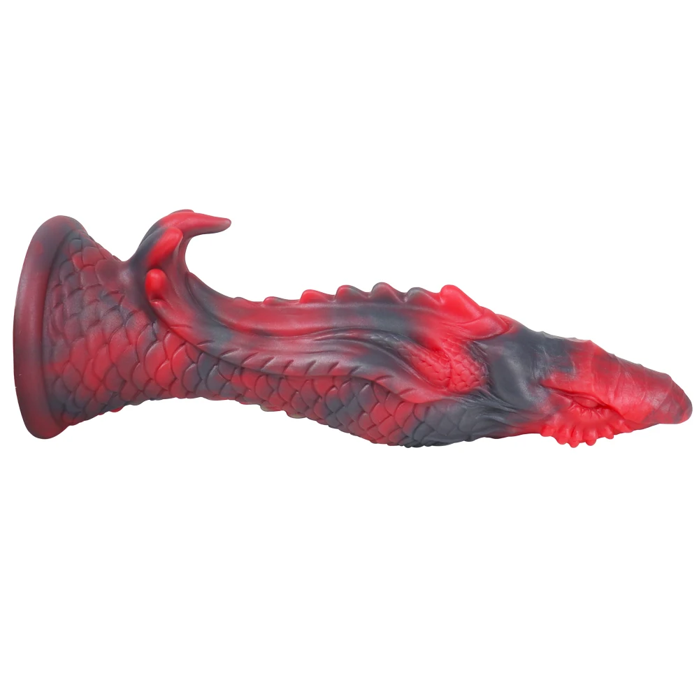 Dragon Monster Riesige Silikondildos mit Saugnapf, Analdildo, Umschnalldildo, Masturbator für Erwachsene_voghion.com