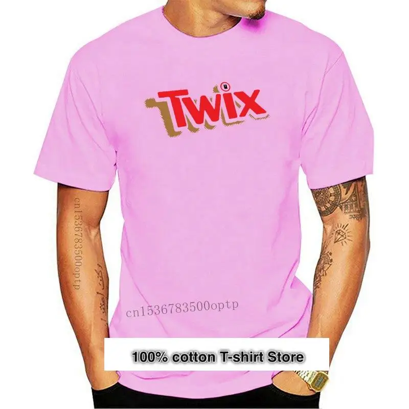 Camiseta Con Logotipo De Marca Twix, Barra De Caramelo De Chocolate, Nueva