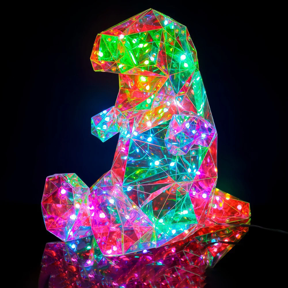 Rainbow Unicorn Smart Starry Night Lamp With Dinosaur Doll Design Perfect  For Kids Room Decor, Parties, And Valentines Day Gifts From Tabletpc2015,  $24.43