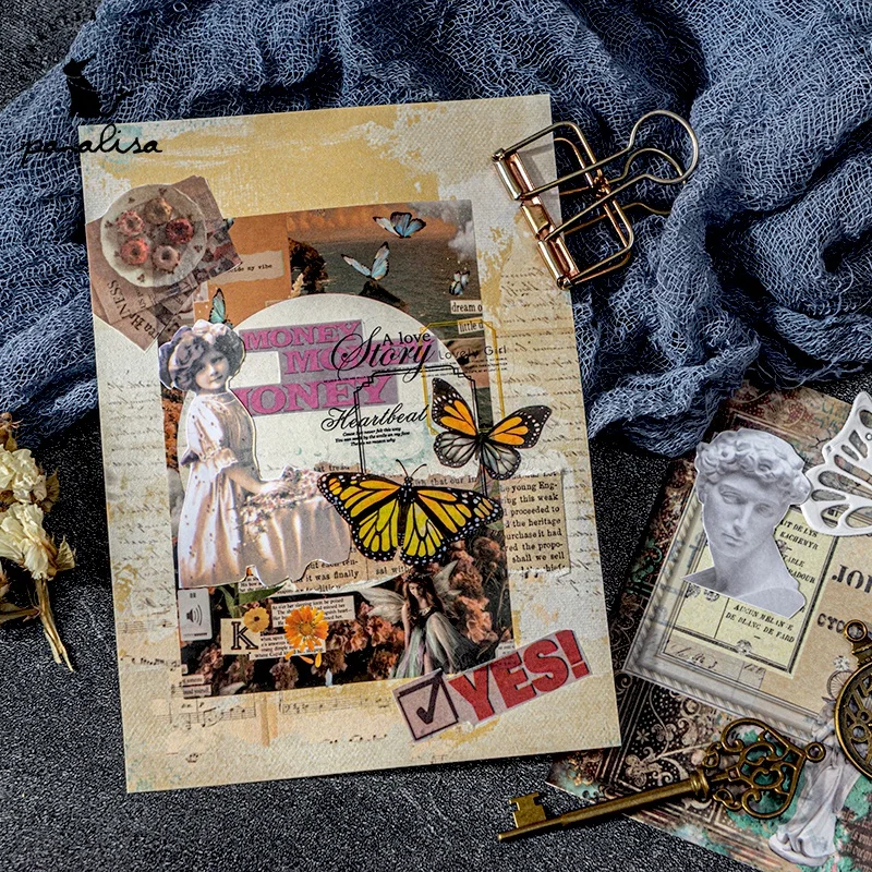 Vintage Frame Sticker Pack - 8 Style Scrapbooking & Handmade Craft Stickers
