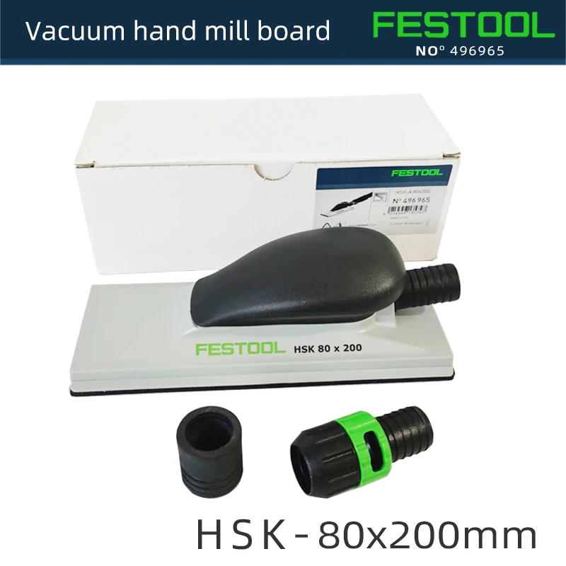 Festool Rettangolare Dry Grinding Hand Push Board 496965 Vacuum Grinding Board Lucidatura Putty Hand Grinding Board 80X200Mm