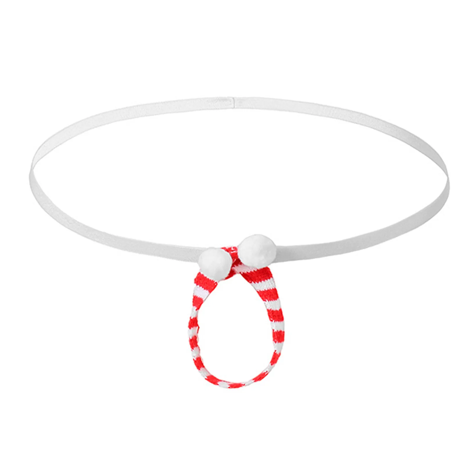 

Mens Sexy G-String Underwear Christmas Hollow Ring Hole Pouch Jockstrap Open Crotch Thong Underwear Tanga Hombre Erotic Lingerie