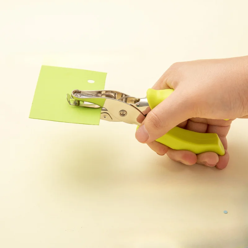 Paper Craft Punch Hole Paper Puncher Scrapbook Single Heavy Duty For Crafting Precision Soft Grip