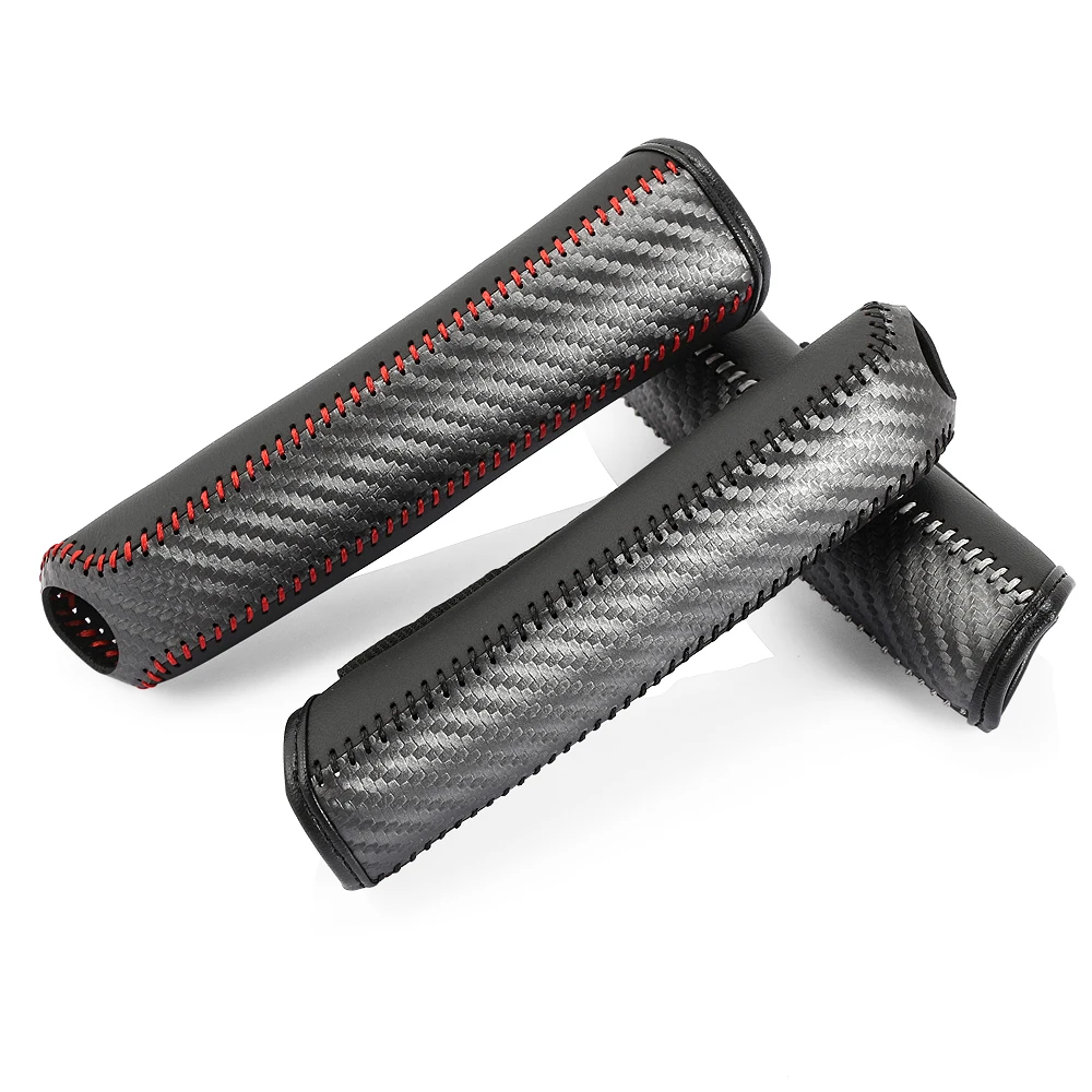 Carbon Fiber Car Leather Gear Handbrake Cover for Scania K250 K280 K310 K320 K490 SERIE G P S SerieX