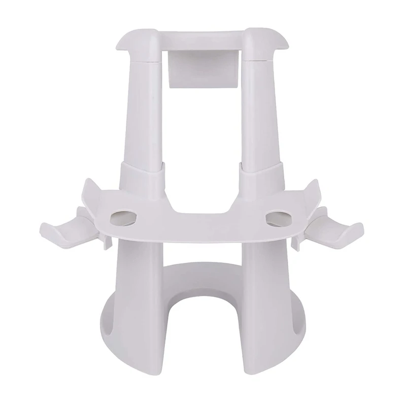 

Стойка виртуальной реальности для гарнитуры и контроллеров при нажатии, стойка для крепления шлема и ручки для Quest 2 (белая)