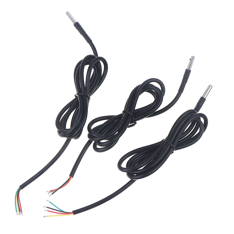 1Pc Waterproof Stainless Steel I2C IIC Temperature Humidity Sensor 1/2/3M Probe SHT20 SHT30 SHT40 Digital Module